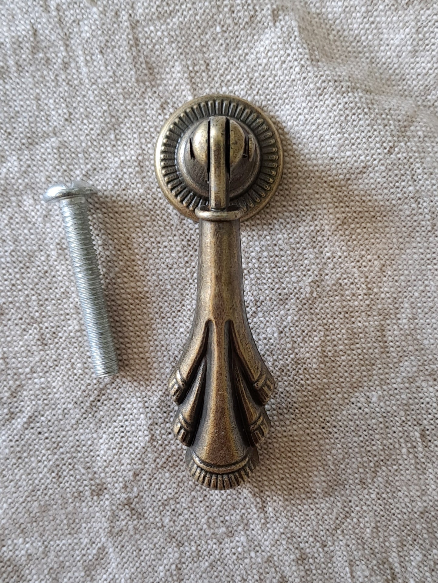 Long Handle Cabinet/Drawer Knob - 'Antique Bronze'
