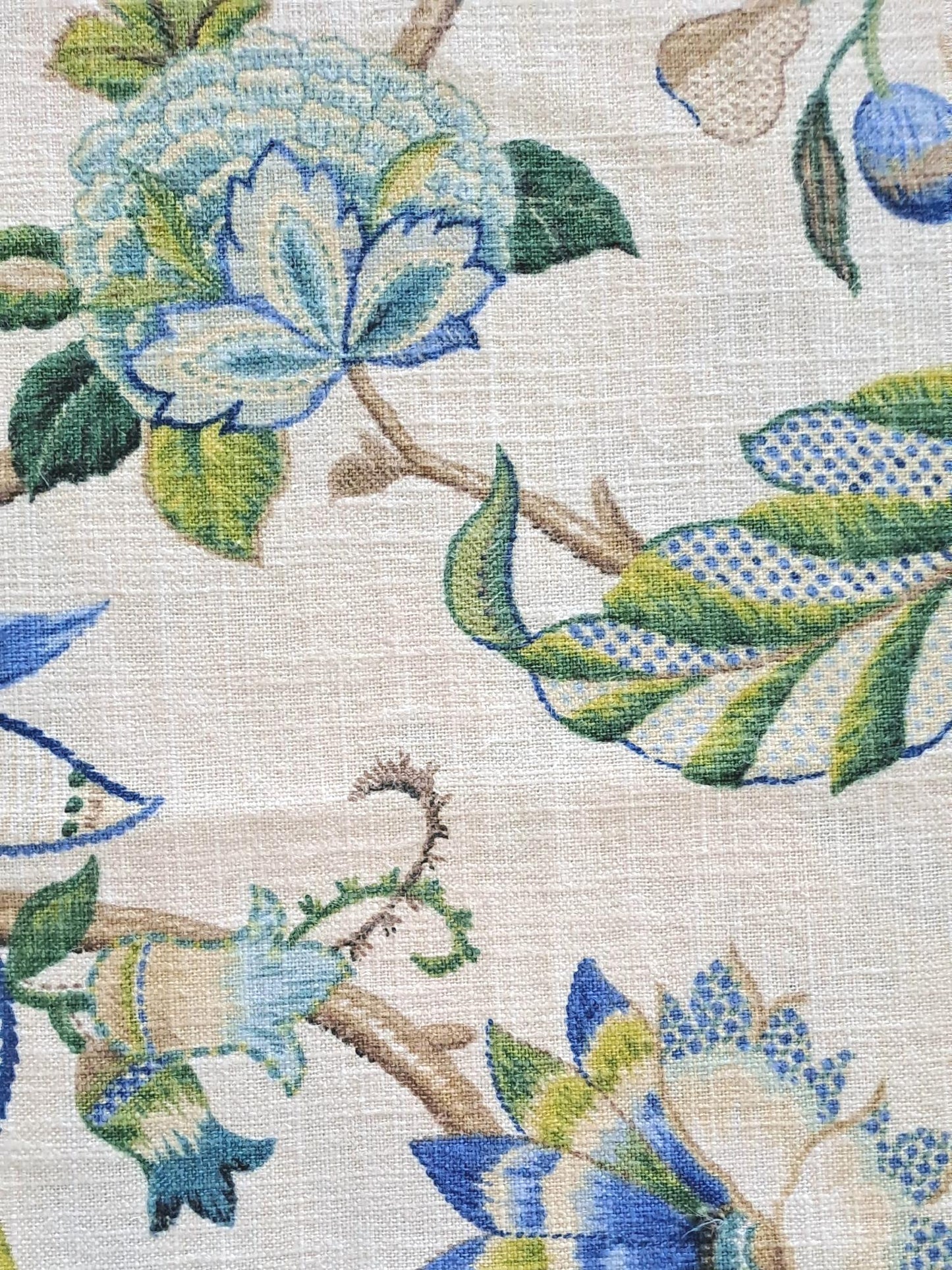FABRIC SAMPLE - Brissac (Sapphire) P.Kaufmann Fabric
