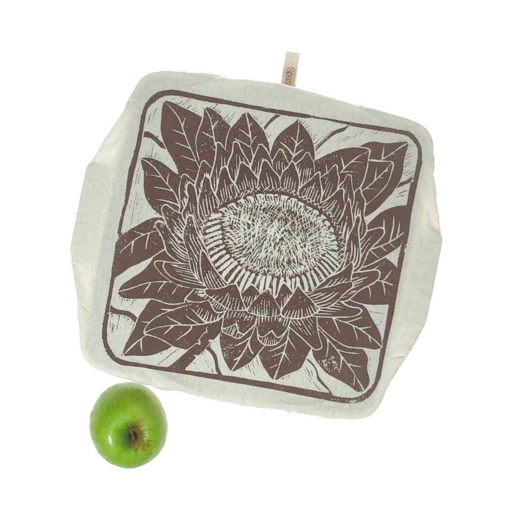 Square Dish and Casserole Cover - Protea