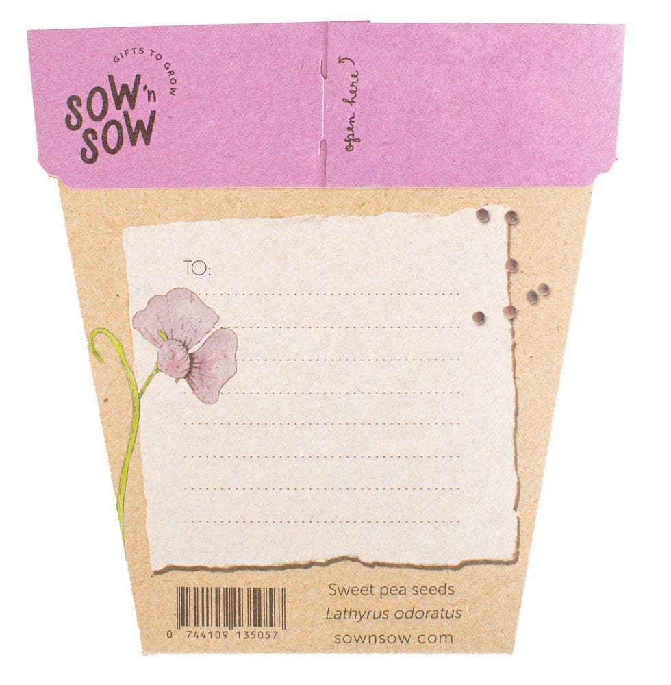 Gift Card & Seeds - Sweet Pea