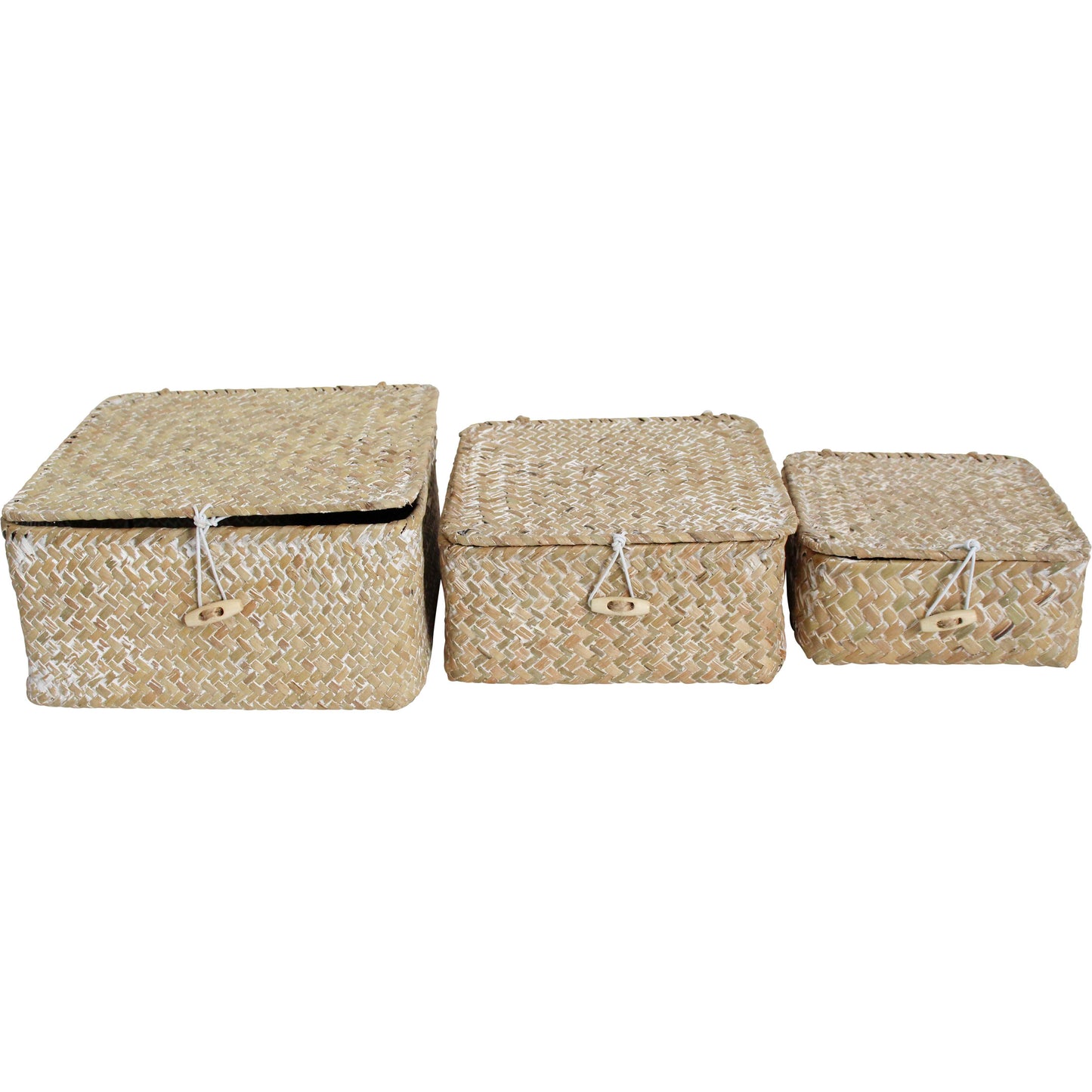 Set of 3 Woven Boxes