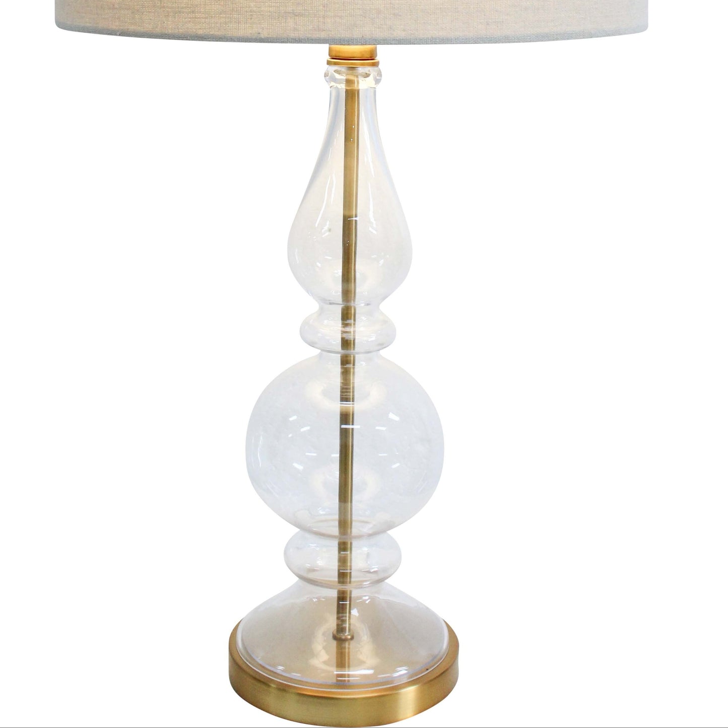 Large Glass Lamp Base (BASE ONLY)