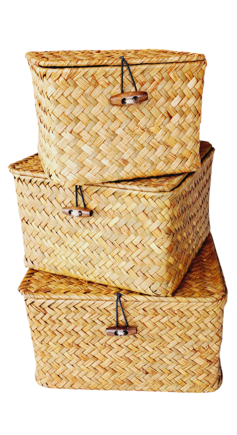 Woven Boxes - Set of 3