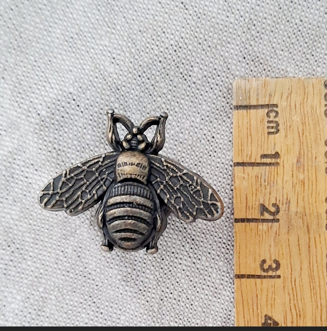 Pack of 5 'Antique Bronze' Bee Drawer/Cabinet Knob