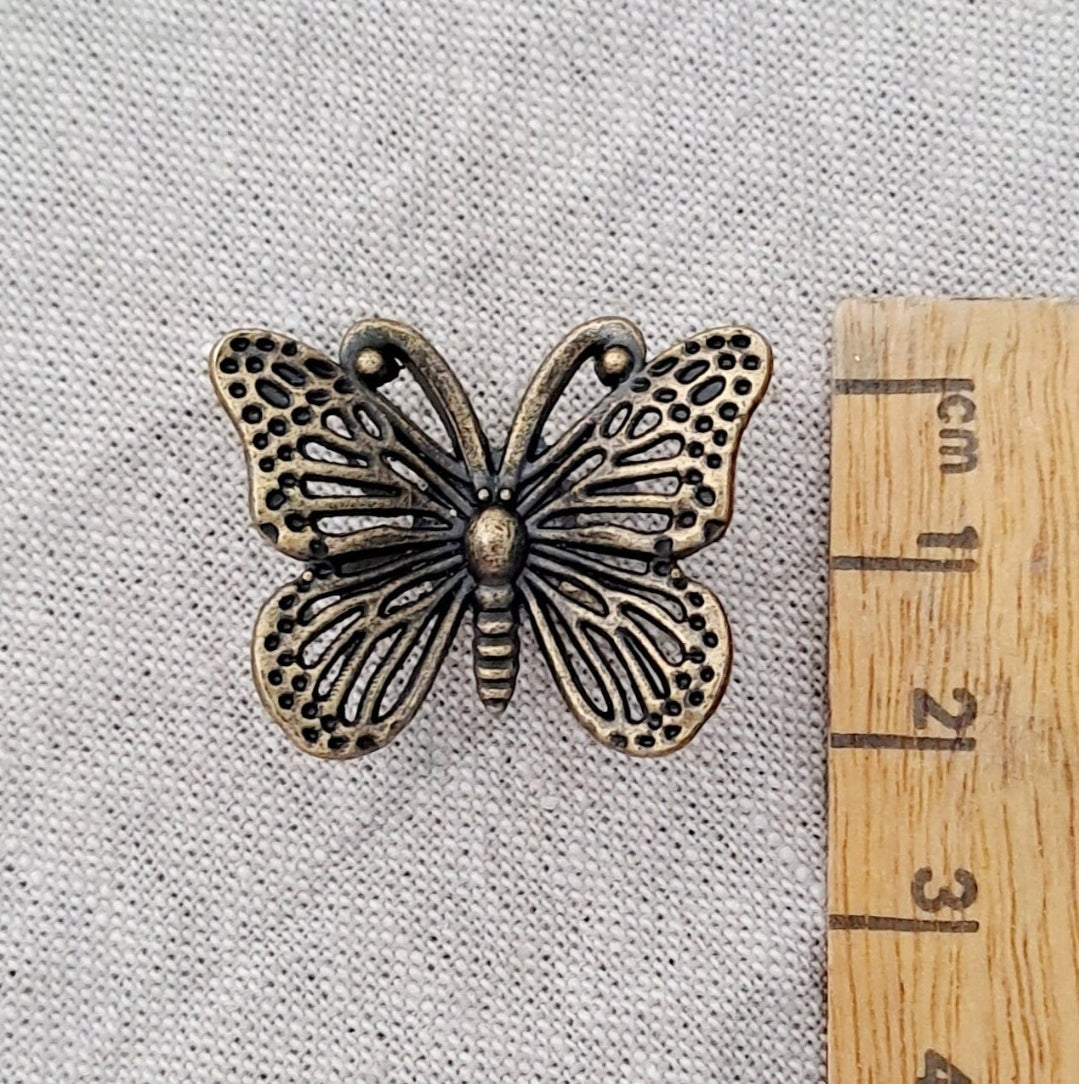 'Antique Bronze' Butterfly Drawer/Cabinet Knob