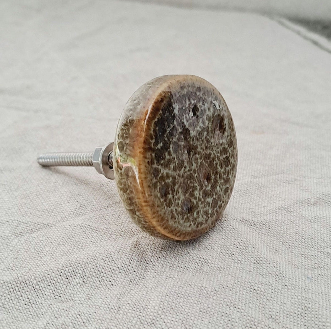 Glazed Ceramic Drawer Knob