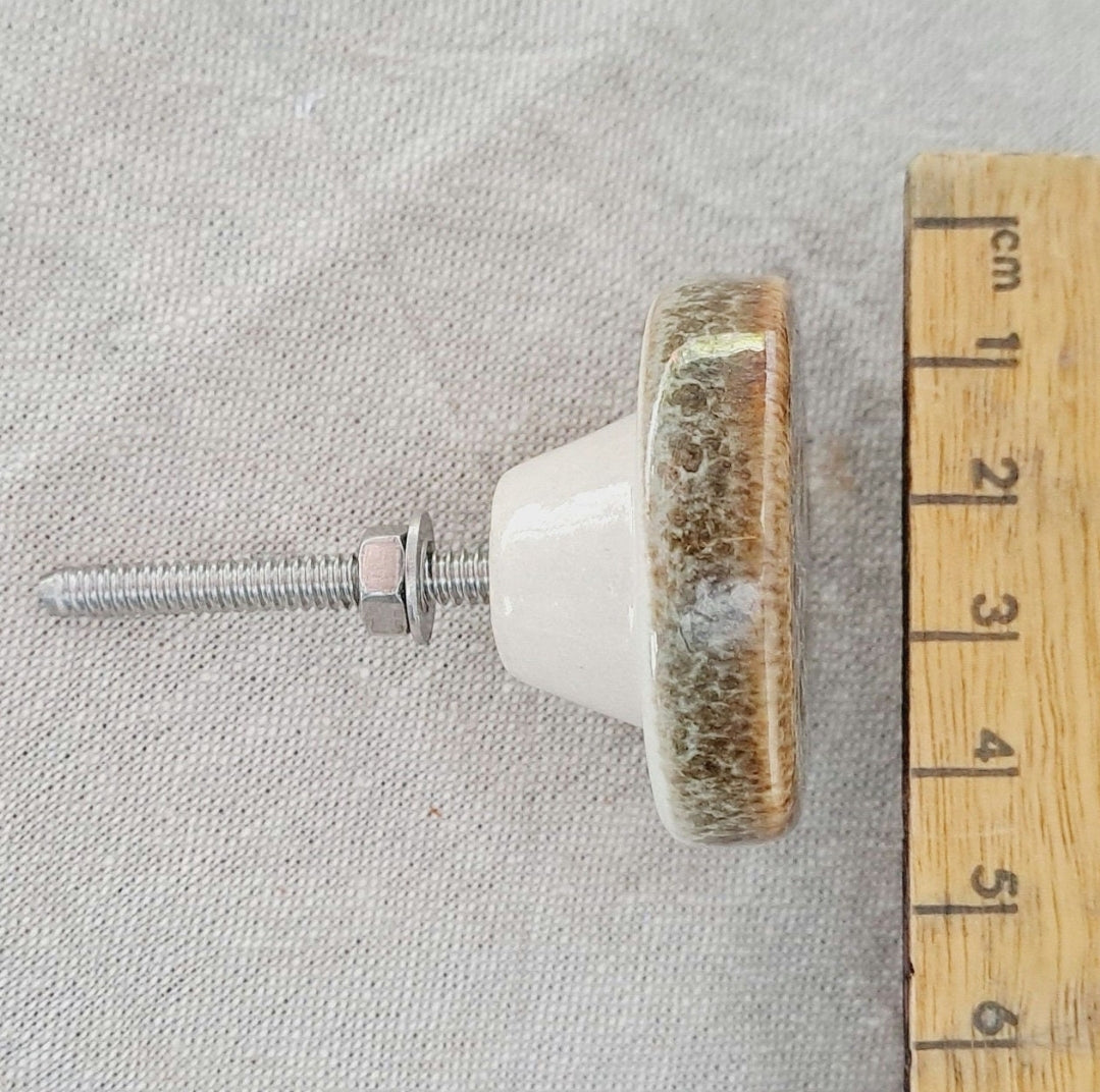 Glazed Ceramic Drawer Knob