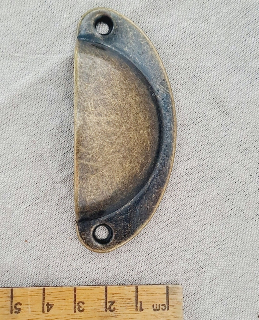 Antique Bronze Cup Style Drawer Pull