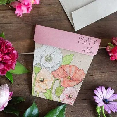 Poppy Gift Card & Seeds