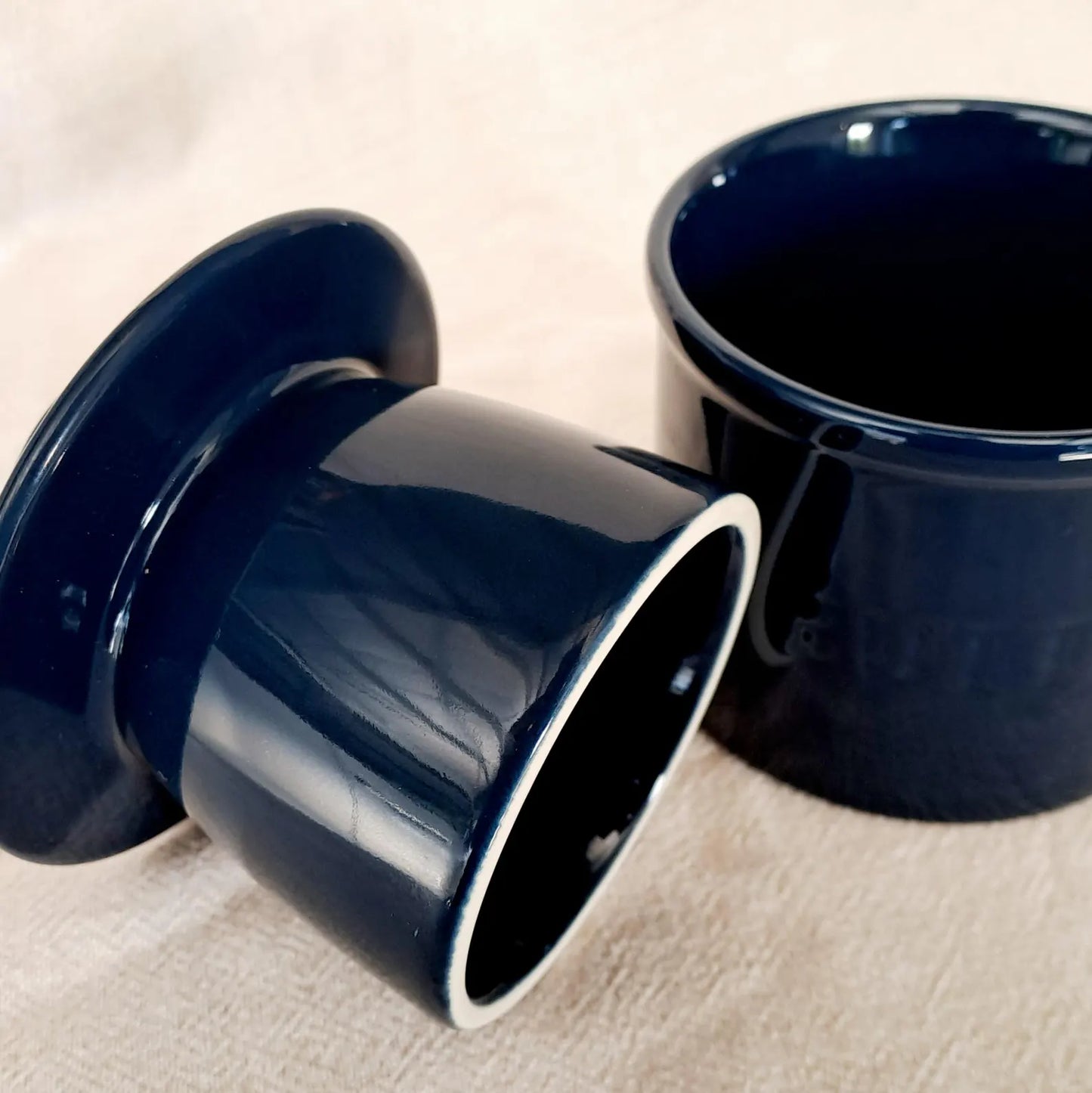 Blue Ceramic Butter Bell