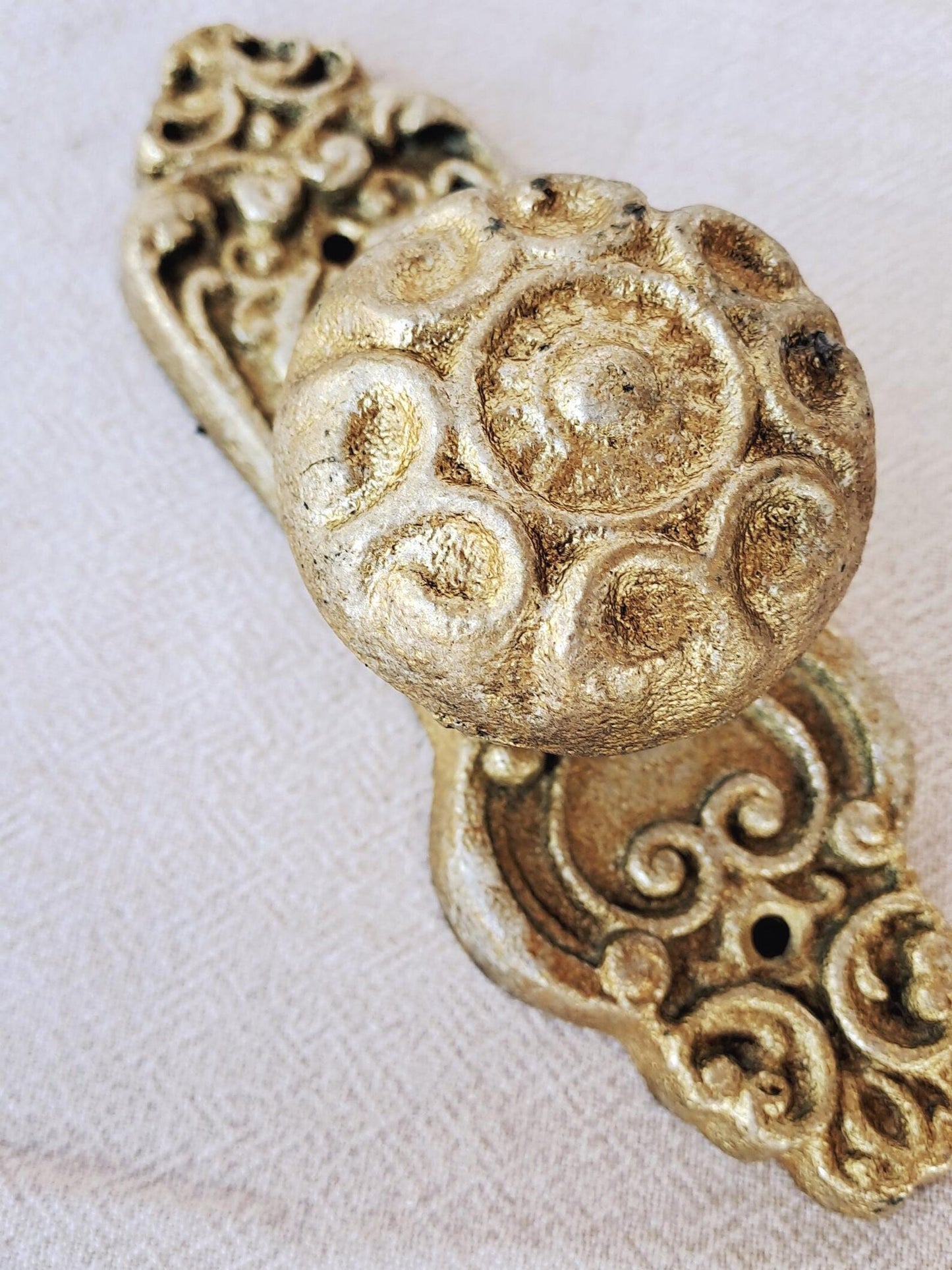Adele Cast Iron 'Vintage Style' Knob or Decorative Hook
