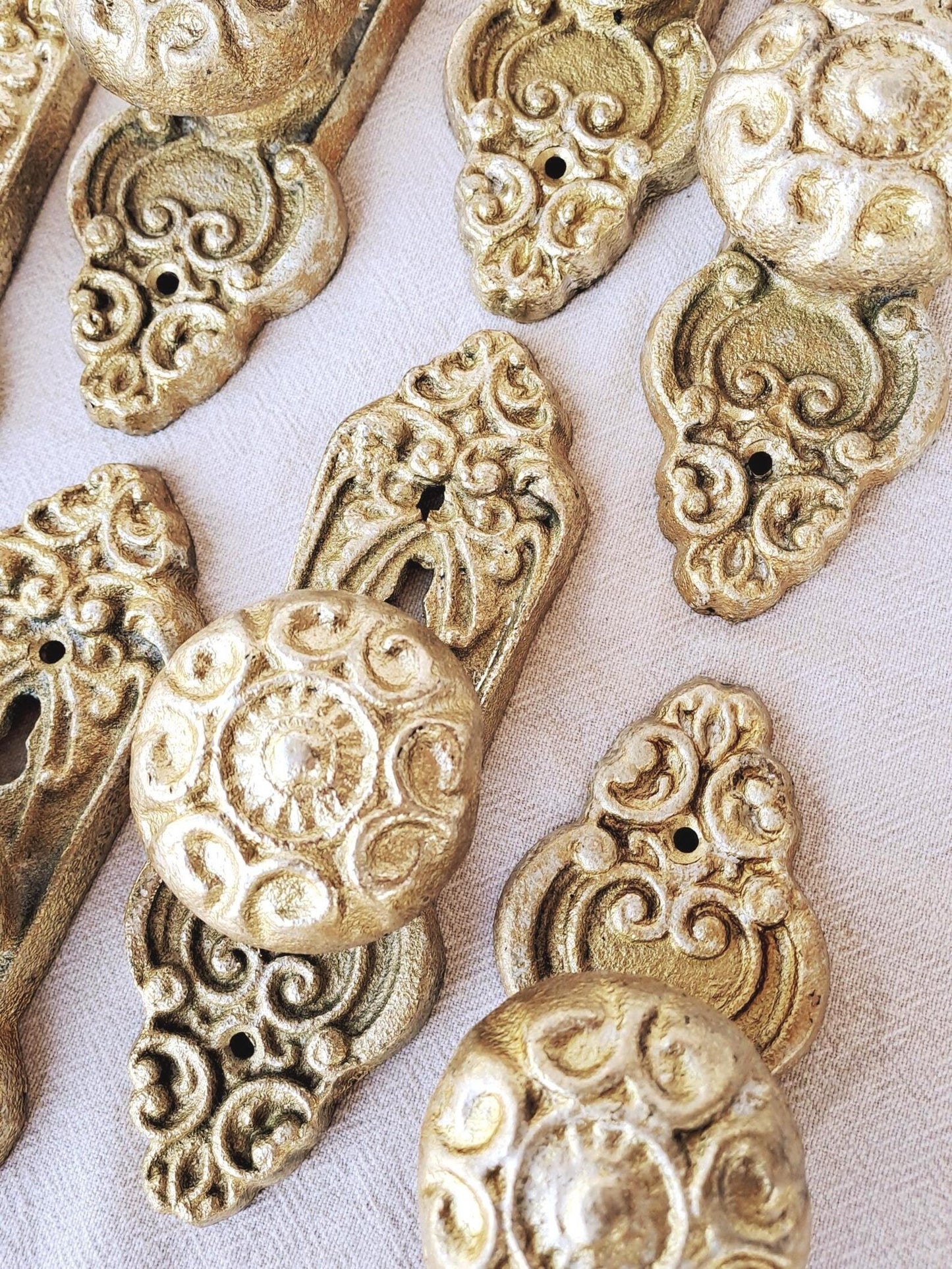Adele Cast Iron 'Vintage Style' Knob or Decorative Hook
