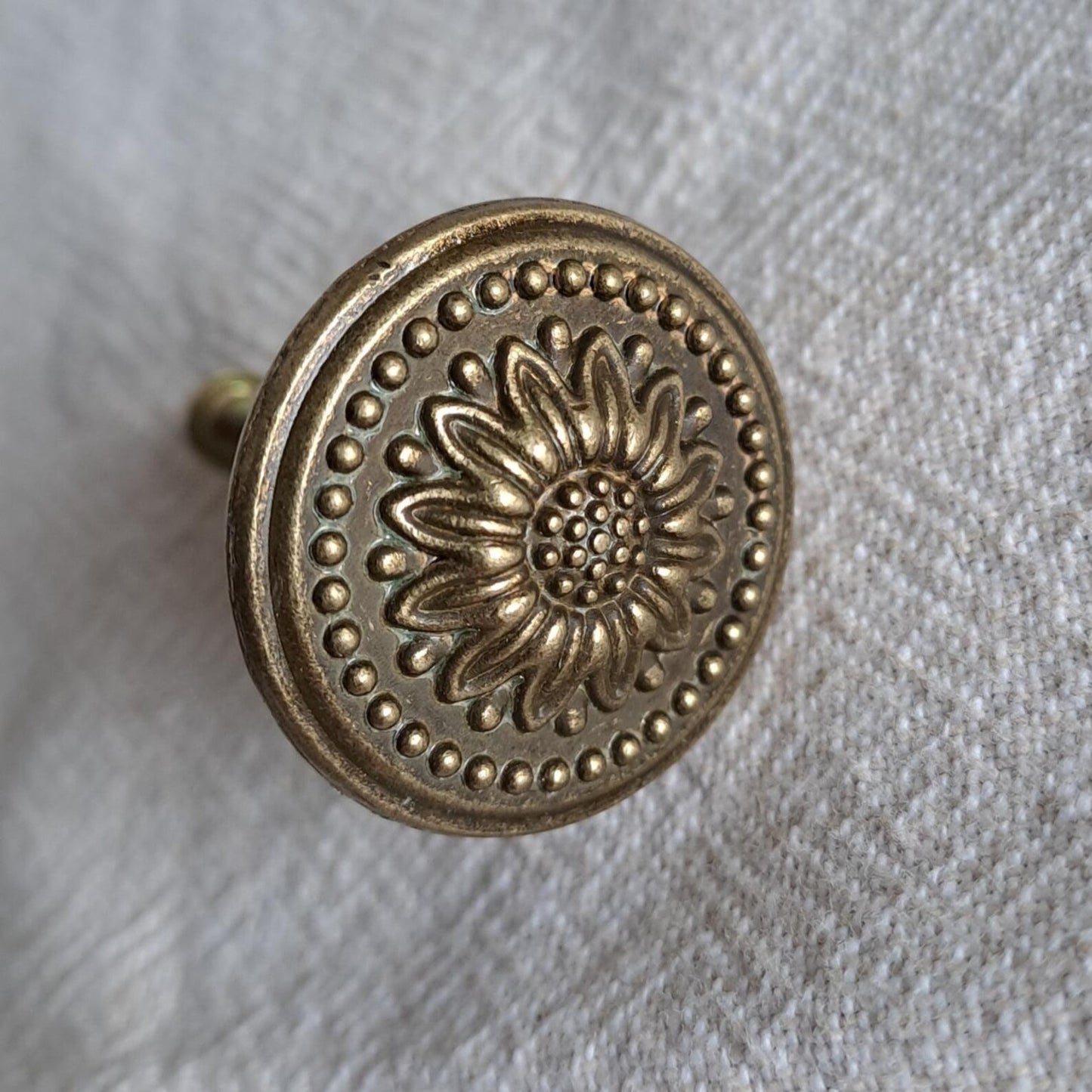 ‘Elegant Sunflower’ Antique Bronze Knob