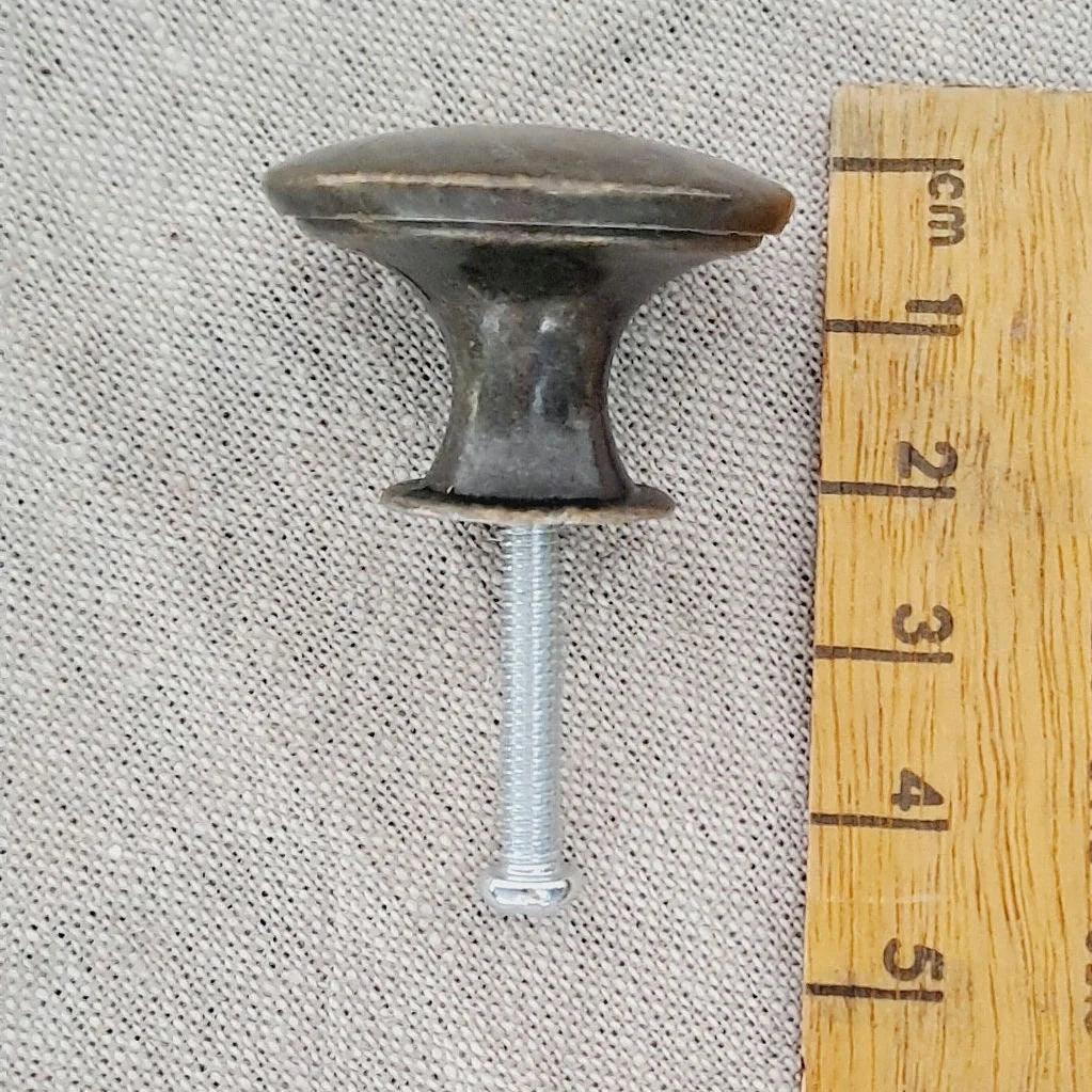 Drawer Knob - 'Antique Bronze' Metal