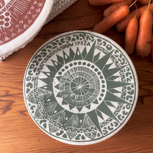 Dish and Bowl Cover Small - Safari Print