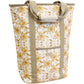 Picnic/Beach Cooler Tote Bag - Golden Flowers