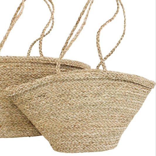 Medium Natural Seagrass Market Bag