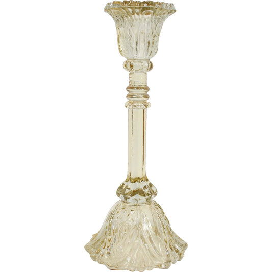 Candle Holder - Glass Champagne - Large