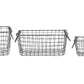 Rectanglar Metal Storage Basket - MEDIUM