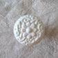 Federation Flower - Ceramic Drawer/Cabinet Knob - White