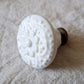 Federation Flower - Ceramic Drawer/Cabinet Knob - White