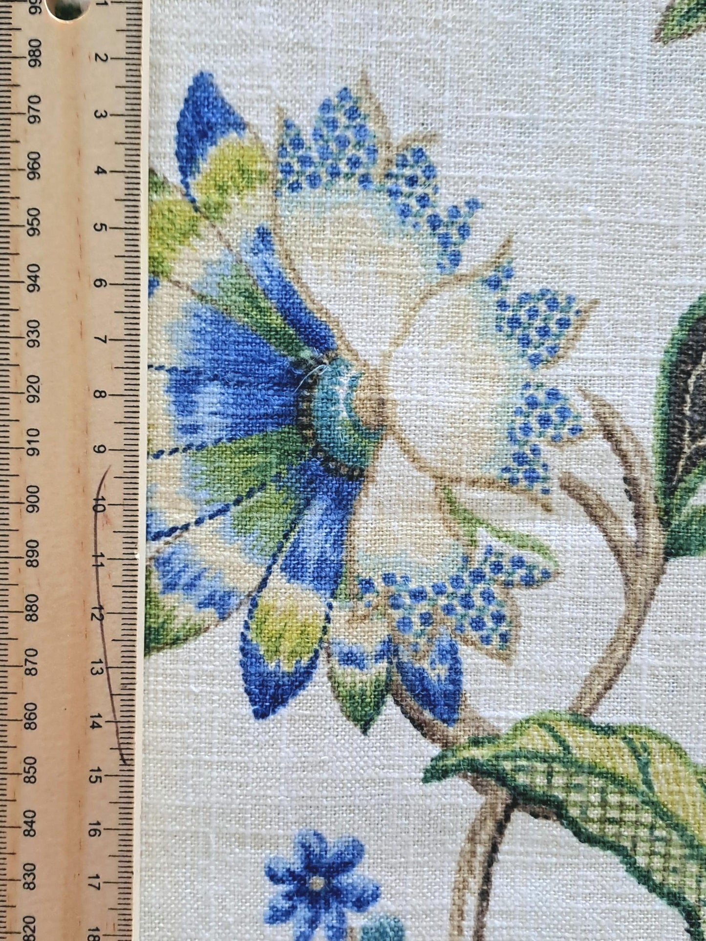 Drum Lampshade - Brissac (Sapphire) P.Kaufmann Fabric