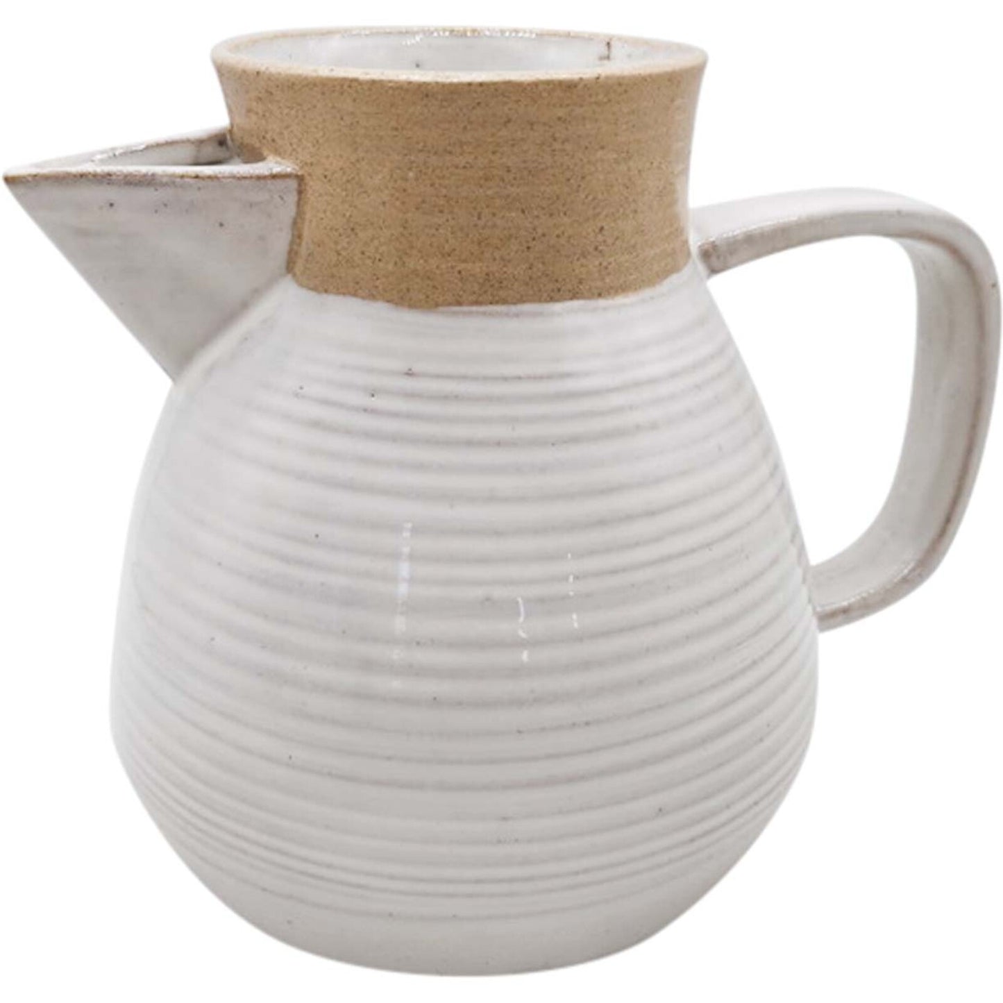 Jug Elegant Stoneware - Round