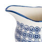 Blue and White Pattern - Ceramic Milk Jug - 300ml