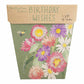 Everlasting Daisy, Strawflower & Swan River Daisy Birthday Wishes - Gift Card & Seeds