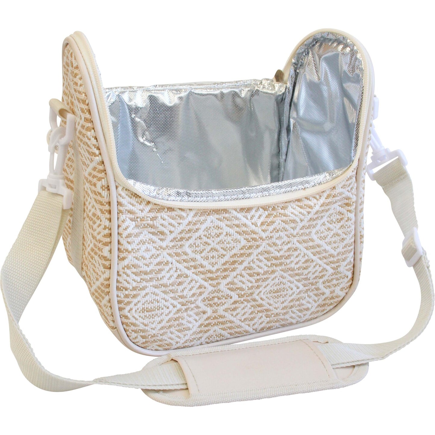 'Geometric Haze' Insulated Lunch Cooler Bag with Carry Handle