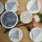 Bowl & Dish Covers - Large - Set of 4 - Protea Flower Design - 100% Cotton