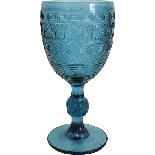Blue Wine Glass - Festival - Set of 4