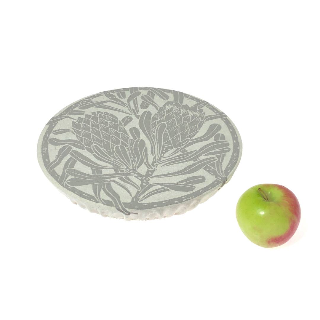 Dish and Bowl Cover Medium - Protea Print