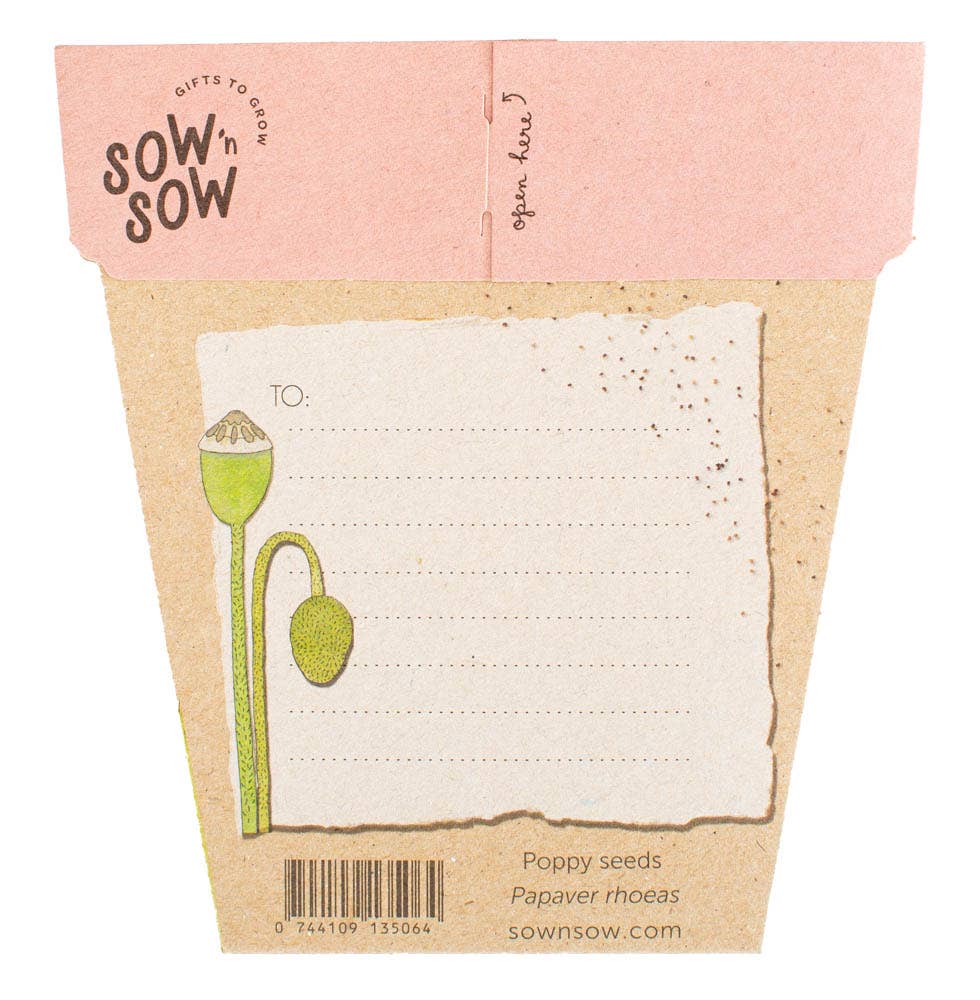 Poppy Gift Card & Seeds