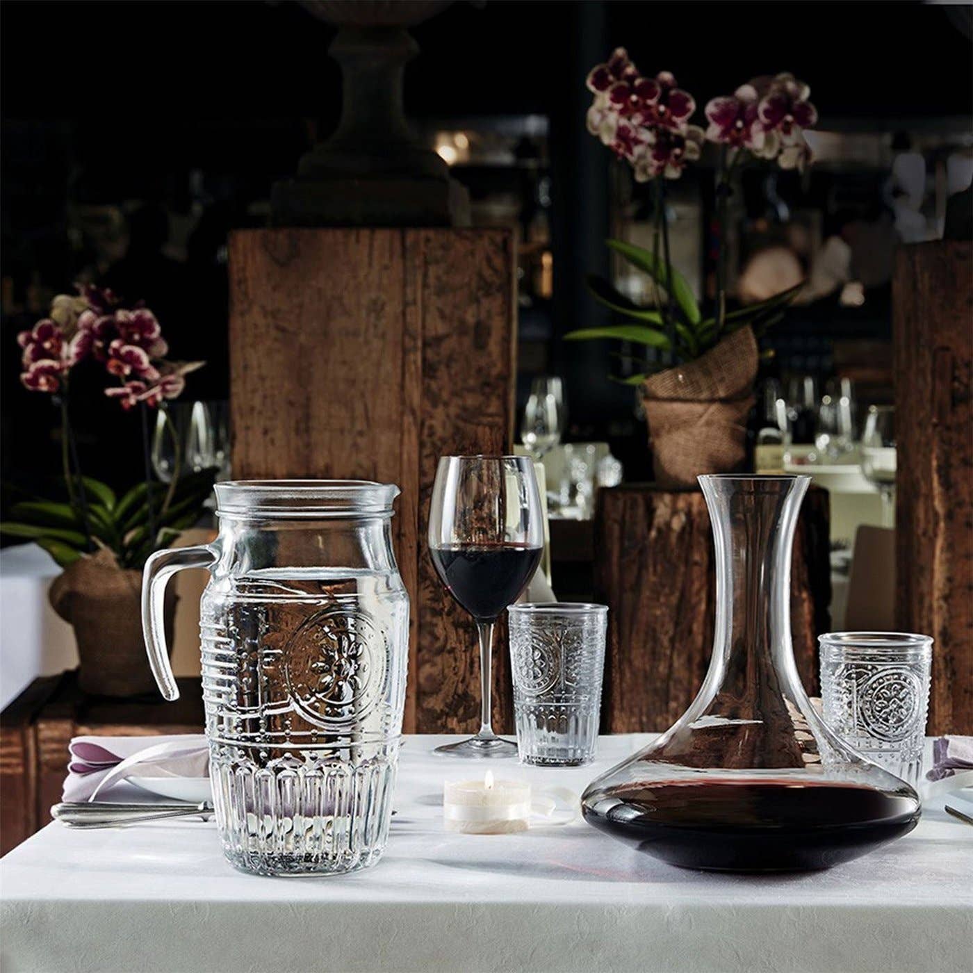 'Romantic' Patterned Beverage Jug - 1.6L