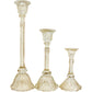 Candle Holder - Glass Champagne - Medium