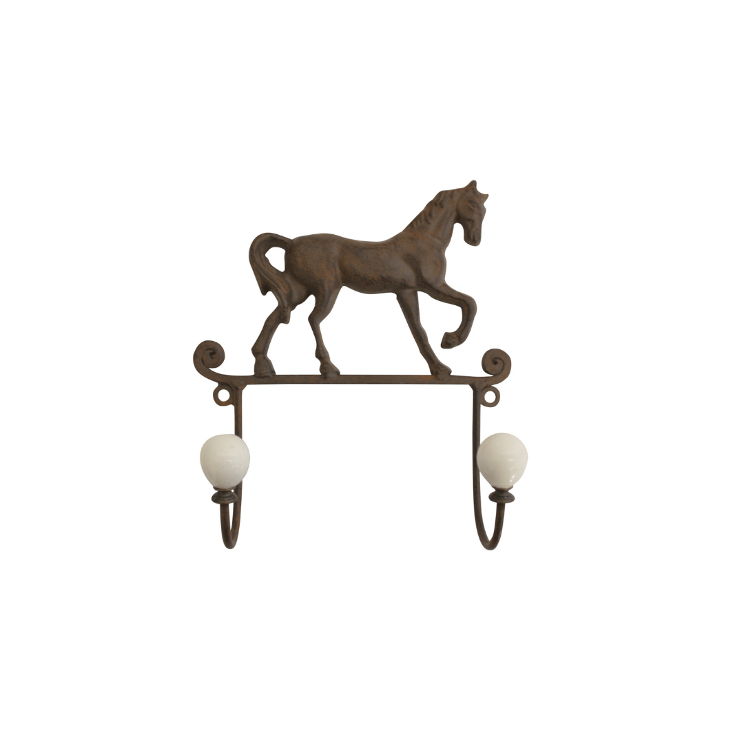 Horse Metal Twin Wall Hook