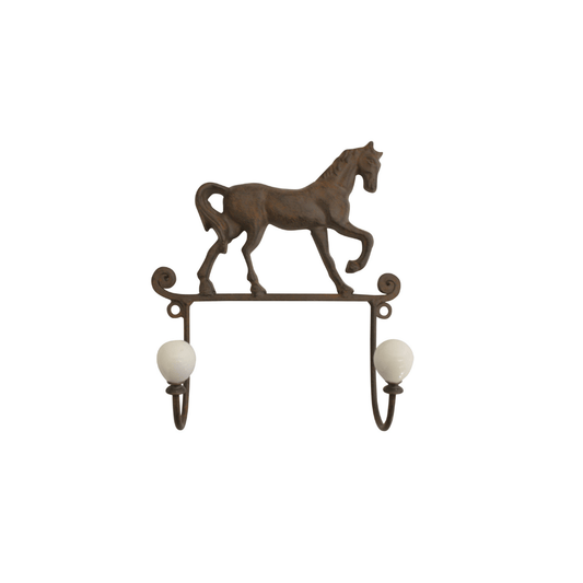 Horse Metal Twin Wall Hook