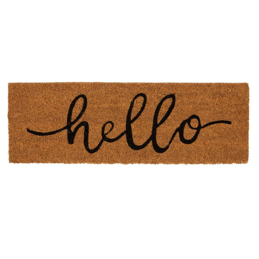 Door Mat - 60cm x 20cm - 'Hello' Design