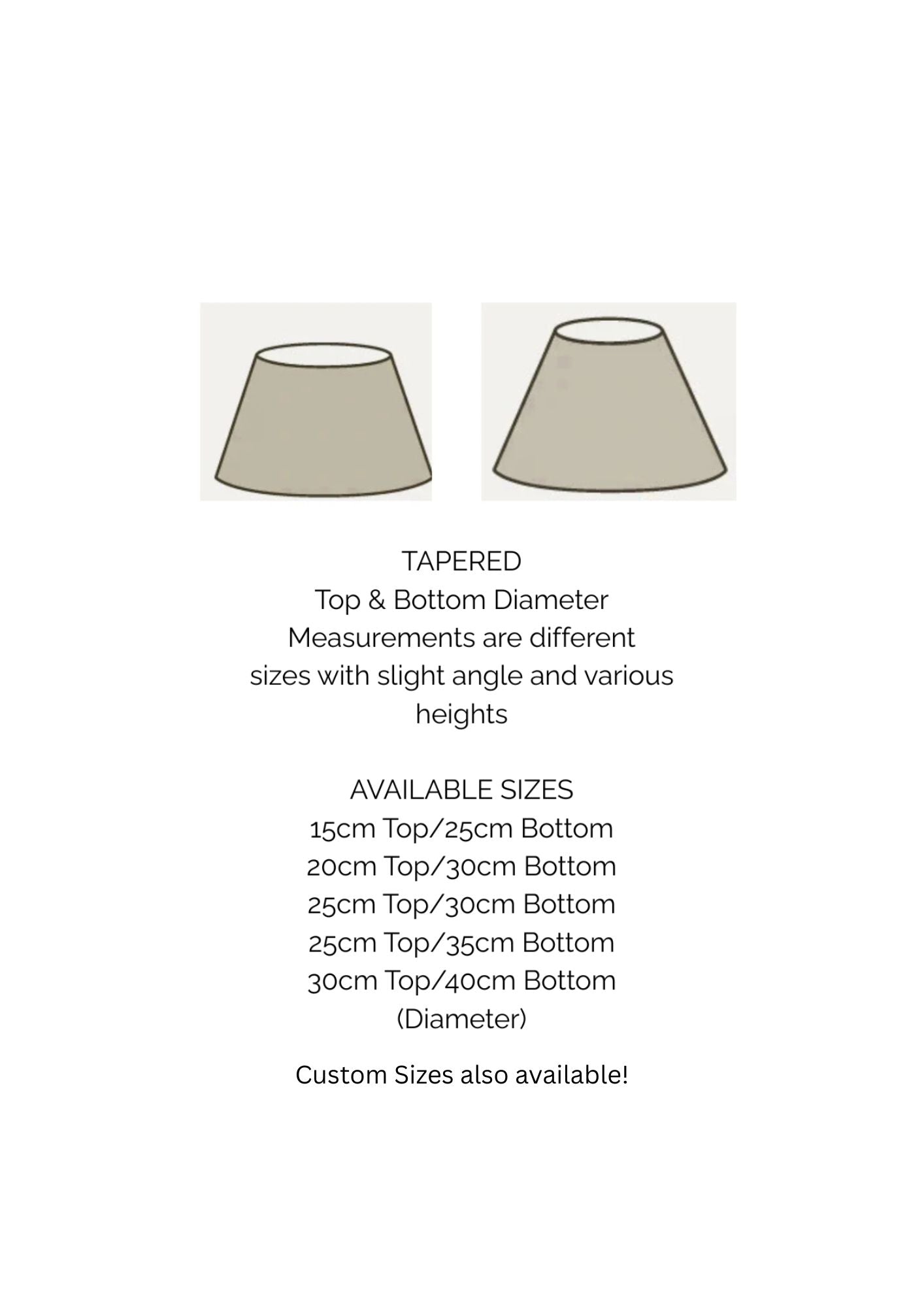 Tapered Lampshade - Laila Pattern (Indigo/Natural) P. Kaufmann™ Fabric