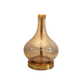 Glass Table Lamp - Crackled Amber (BASE ONLY)