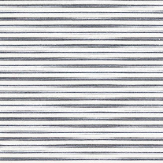 Blue Ticking Drum Lampshade 25cm D x 20cm H