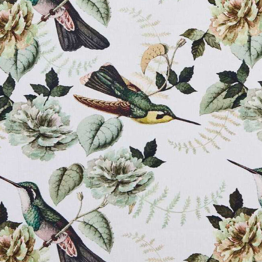 Green Garden Honeyeater Lampshade 30cm D x 22cm H