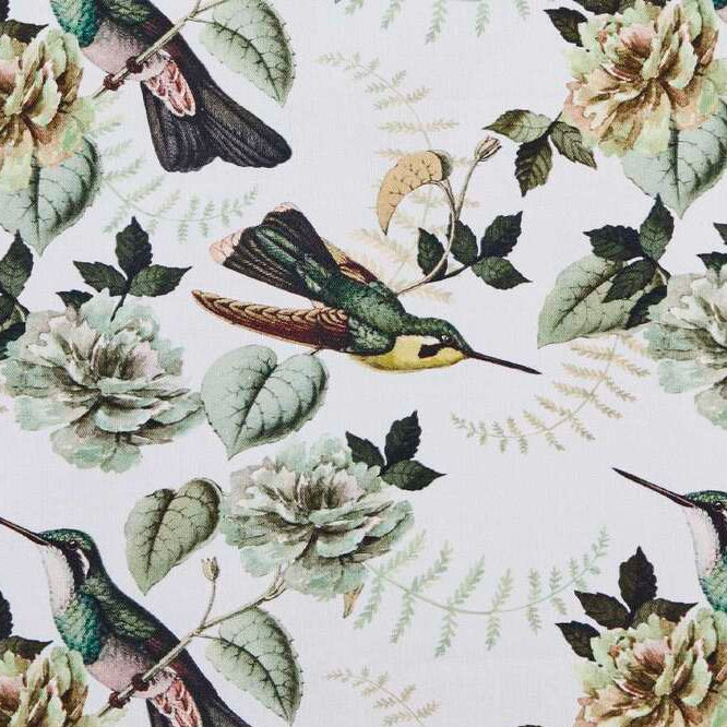 Drum Lampshade - Hummingbirds