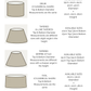 Tapered Lampshade - Flannel - Splendor Fabric