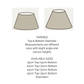 Tapered Lampshade - Healesville - Desert - Warwick Fabric