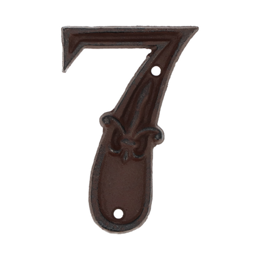 Cast Iron House number '7'
