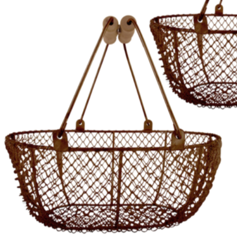 Large Wire Oval Basket/Trug