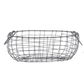 Oval Metal Storage Basket - SMALL
