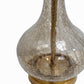 Glass Table Lamp - Crackled Amber (BASE ONLY)